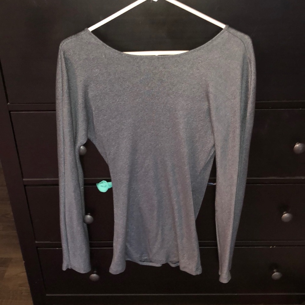 Michael Stars reversible “shine” top